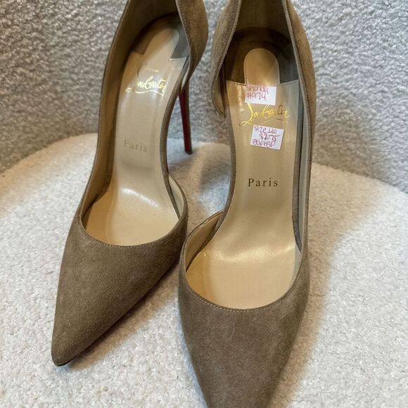 Christian Louboutin Shoes - Christian Louboutin Brown Heels - Size 37